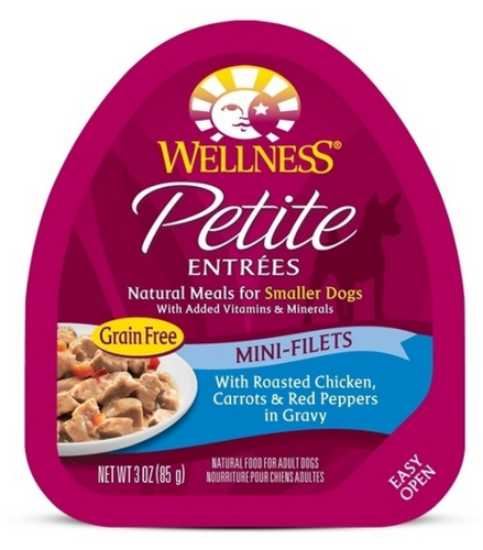 Wellness Petite Entrees Mini-Filets Grain Free Natural Roasted Chicken Recipe Wet Dog Food