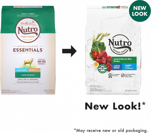 Nutro Wholesome Essentials Large Breed Puppy Pasture-Fed Lamb & Rice Dry Dog Food