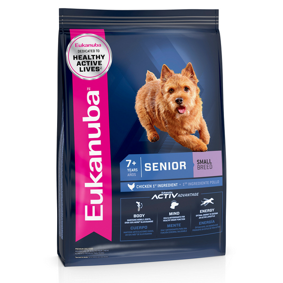 Eukanuba Small Breed Senior Chicken Formula Dry Dog Food