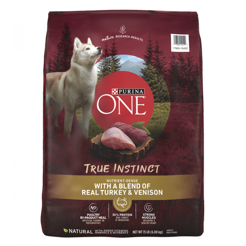 Purina ONE SmartBlend True Instinct Real Turkey & Venison Adult Premium Dry Dog Food