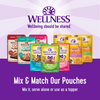 Wellness Healthy Indulgence Natural Grain Free Morsels with Chicken and Salmon in Savory Sauce Cat Food Pouch