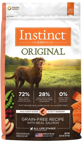 Instinct Original Grain Free Recipe with Real Salmon Natural Dry Dog Food