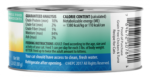 Health Extension Grain Free Chicken and Tuna Recipe Canned Cat Food