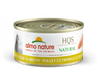 Almo Nature HQS Natural Cat Grain Free Chicken and Cheese In Broth Canned Cat Food