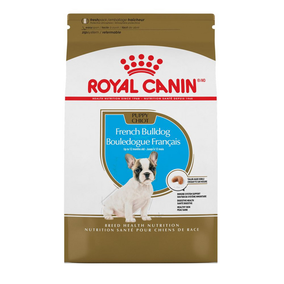 Royal Canin Breed Health Nutrition French Bulldog Puppy Recipe Dry Dog Food