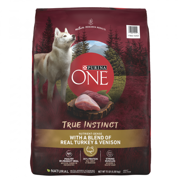 Purina ONE SmartBlend True Instinct Turkey & Venison Dry Dog Food