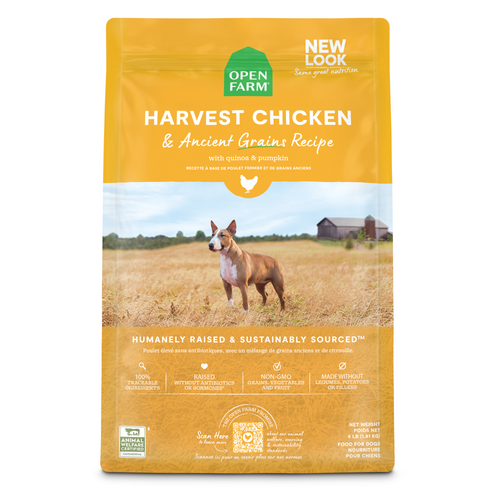 Open Farm Harvest Chicken & Ancient Grains Dry Dog Food