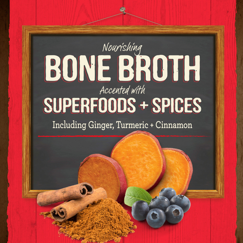 Merrick Grain Free Beef Bone Broth Wet Dog Food Topper