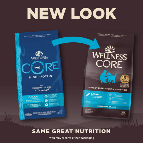 Wellness CORE High Protein Wholesome Grains Ocean Recipe Dry Dog Food