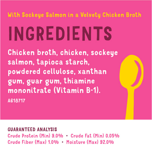 Friskies Natural Grain-Free Lil' Soups With Sockeye Salmon In Chicken Broth Cat Food Compliment