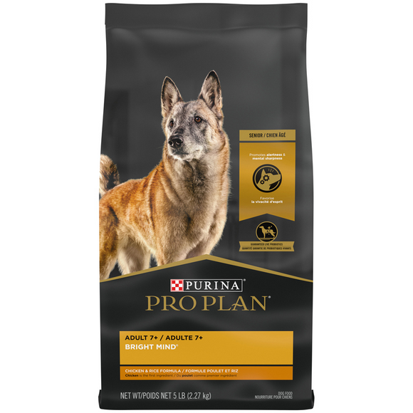 Purina Pro Plan Bright Mind 7 plus Chicken & Rice Formula Dry Dog Food