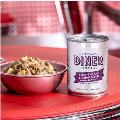 Fromm Diner Specials Slow-Cooked Pulled Pork Entree in Gravy Canned Dog Food