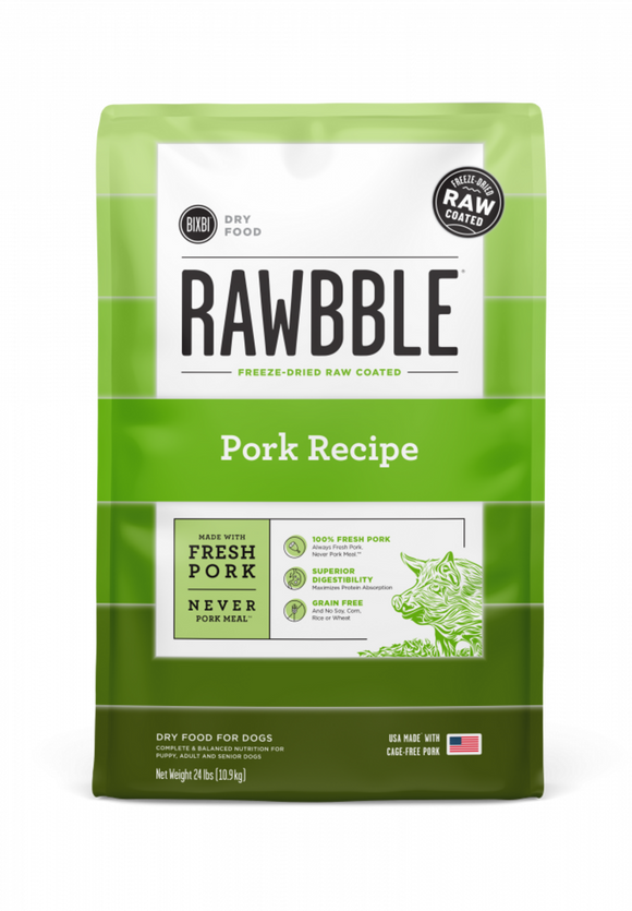 BIXBI Rawbble Kibble Grain Free Pork