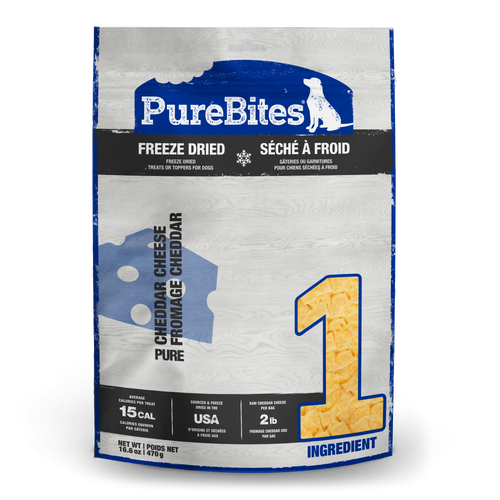 PureBites Freeze Dried Cheddar Cheese Dog Treats