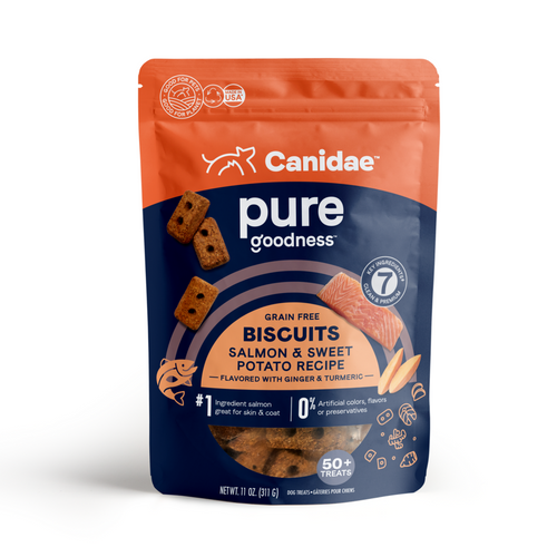 Canidae Grain Free PURE Heaven Biscuits with Salmon and Sweet Potato Dog Treats