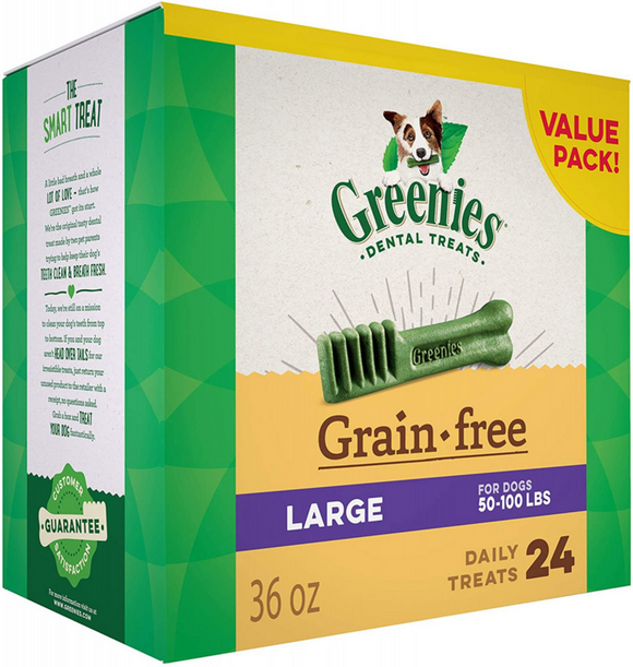 Greenies Large Grain Free Dental Dog Chews