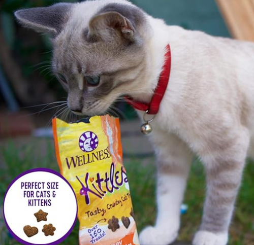 Wellness Kittles Crunchy Salmon & Cranberry Cat Treats