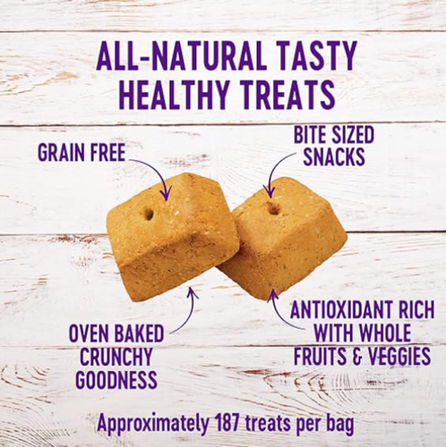 Wellness Natural Grain Free Wellbars Crunchy Yogurt, Apples and Bananas Recipe Dog Treats