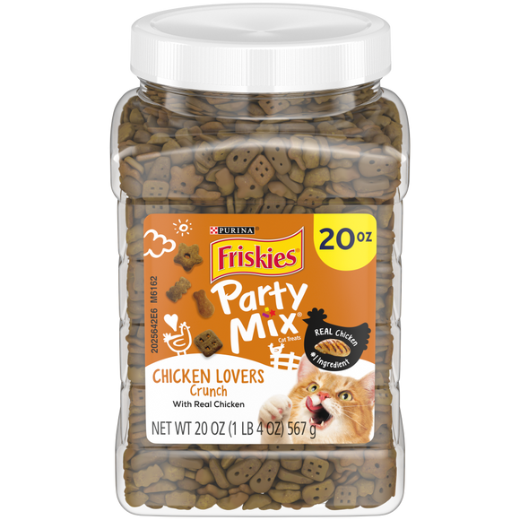 Friskies Party Mix Chicken Lovers Crunch Cat Treats