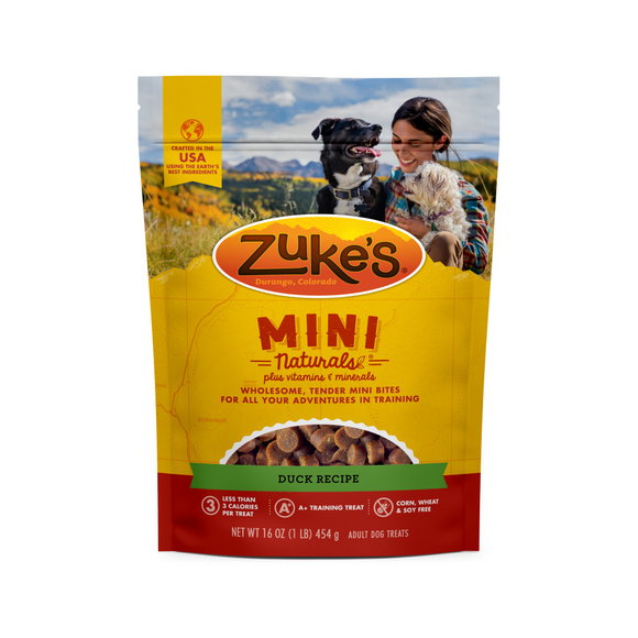 Zukes Mini Naturals Duck Dog Treats