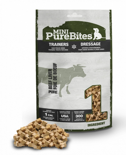 PureBites Mini PureBites Trainers RAW Freeze Dried Beef Liver Dog Treats