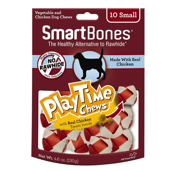 SmartBones PlayTime Chews Chicken Dog Treat