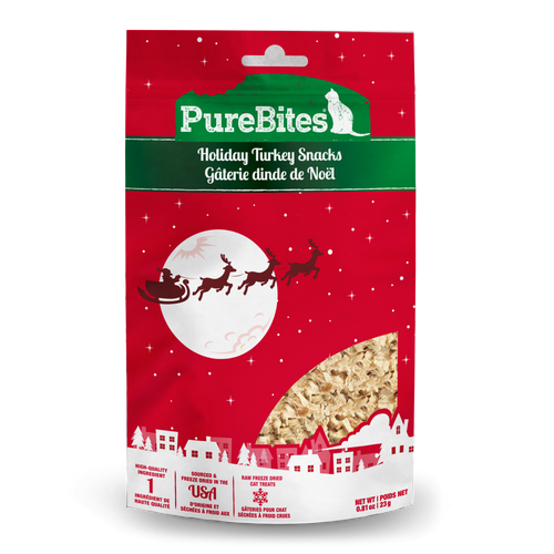 PureBites Holiday Freeze Dried Turkey Cat Treats