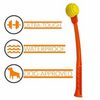 Flingerz Ultra Durable Whistling Ball Launcher Dog Toy