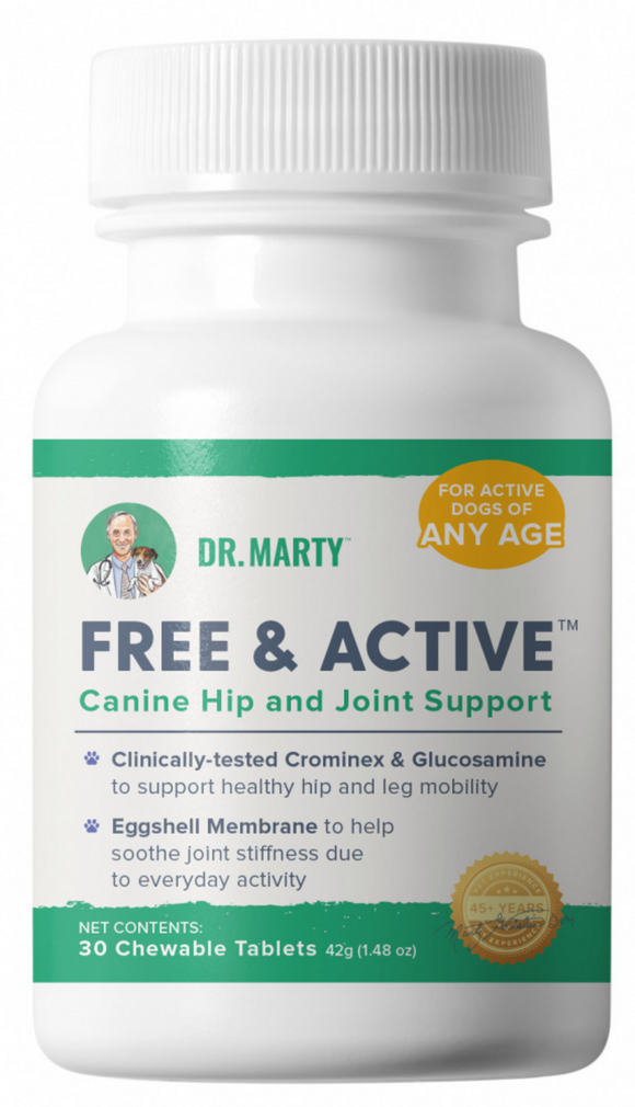 Dr. Marty Free & Active Dog Supplements