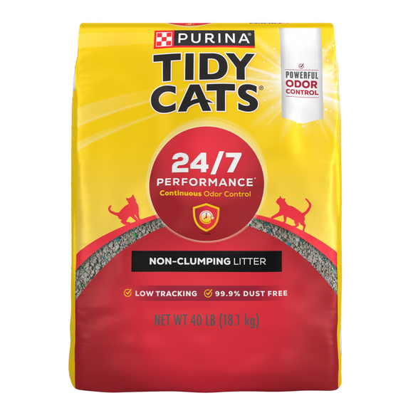 Tidy Cats Non Clumping 24/7 Performance MultiCat Long Lasting Odor Control Cat Litter