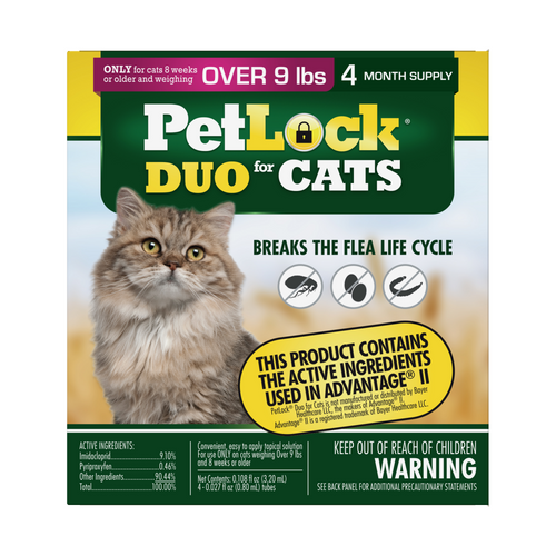 Petlock Duo Flea Squeeze On Treatment For Cats