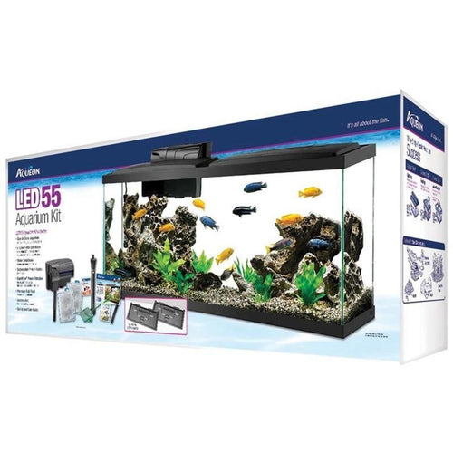aqueon fish tank accessories 29 Gallon LED Aquarium Kit clear water by efficiently removing impurities Aqueon Fish & Aquarium Supplies