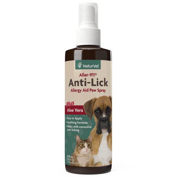 NaturVet Aller-911® Anti-Lick Paw Spray - Serving NY - NJ - Pet