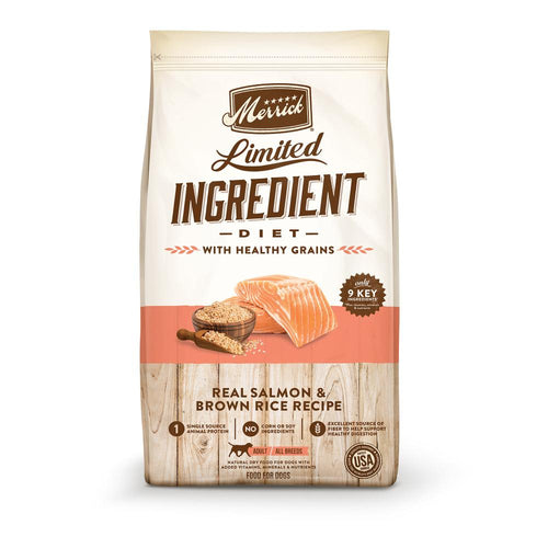 Limited Ingredient Salmon And Rice Puppy Food Merrick Limited