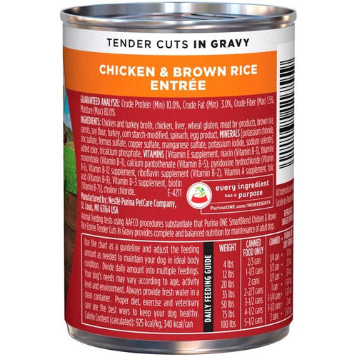 Purina ONE Tender Cuts Wholesome Chicken Canned Dog Food