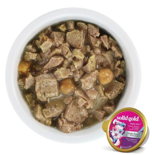 Solid Gold Grain Free Mighty Mini Small Breed with Chicken Dog Food Tray