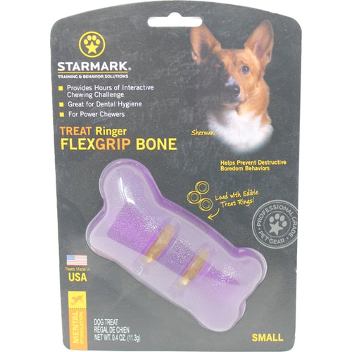 TREAT RINGER FLEXGRIP BONE