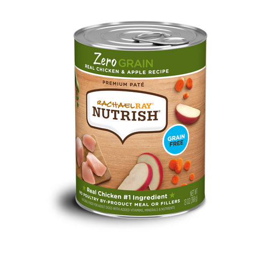 Rachael Ray® Nutrish® Premium Paté Zero Grain Real Chicken & Apple Recipe Wet Dog Food
