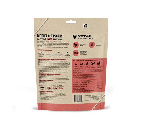 Vital Essentials Freeze-Dried Raw Chicken Entree Mini Patties Cat Food