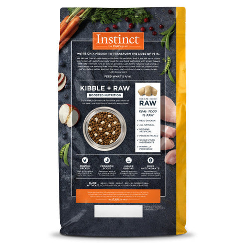 Nature's Variety Instinct Raw Boost Chicken Dry Dog Food Serving