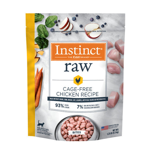 Nature's Variety Instinct Raw Frozen Chicken Bites Cat Food