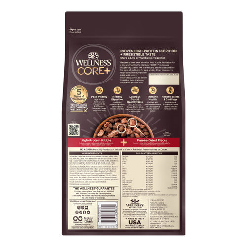 Wellness CORE+ Wholesome Grains Beef & Barley Dog Food