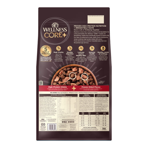 Wellness CORE+ Wholesome Grains Beef & Barley Dog Food