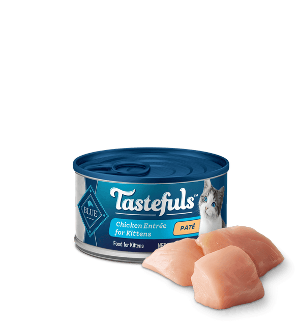 Blue Buffalo BLUE Tastefuls Chicken Paté for Kitten Wet Cat Food