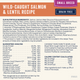 Canidae Pure Farm To Bowl Wild-Caught Salmon & Lentil, Small Breed Recipe Dry Dog Food