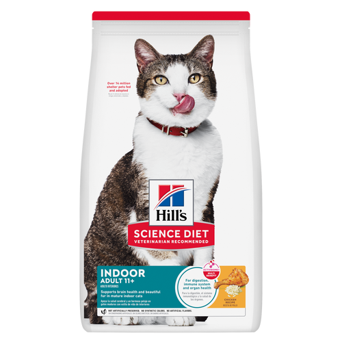 Hill's Science Diet Adult 11+ Indoor Chicken Recipe Cat Food