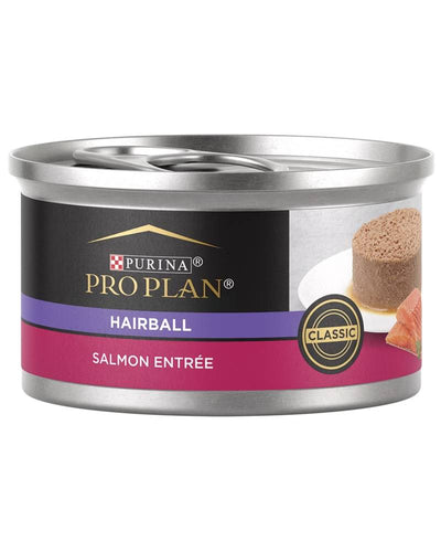 Purina Pro Plan Hairball Salmon Entrée Classic Wet Cat Food