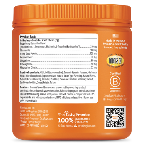 Zesty Paws Advanced Calming Bites™ for Dogs