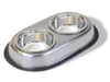 Van Ness Heavyweight Large Stainless Steel Double Dish, 64 oz (SS5)