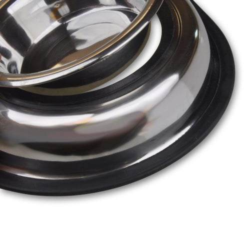 Van Ness Heavyweight Large Stainless Steel Double Dish, 64 oz (SS5)